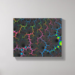 Veins - Fractal Art Canvas Print