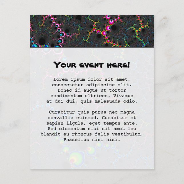 Veins - Fractal Art Flyer (Front)