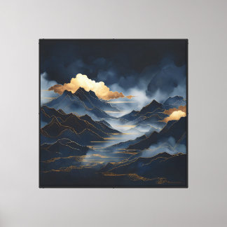 Veins of Quiet Gold Canvas Print