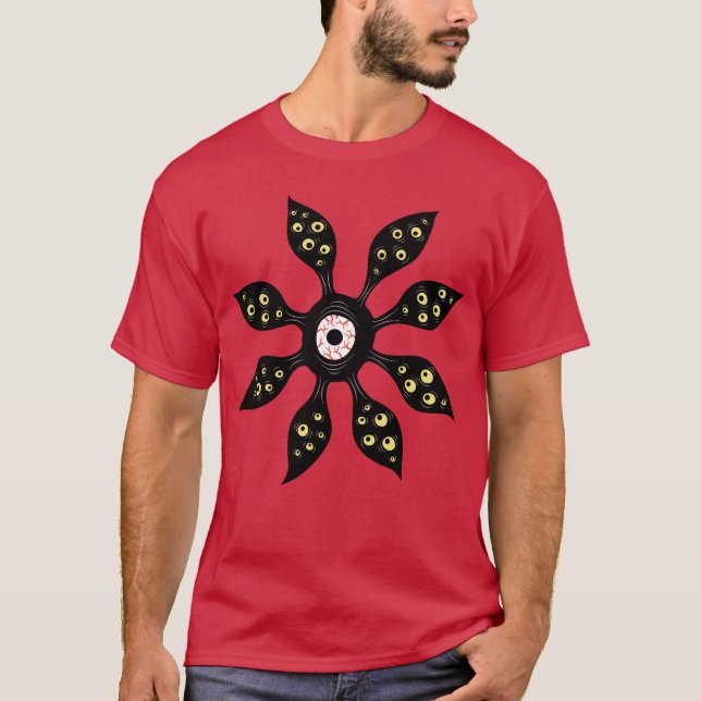 Veiny Eye Flower Monster T-Shirt (Front)