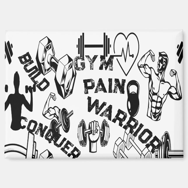 Veiny Hand Muscle Magnet  Workout Inspiration (Front)