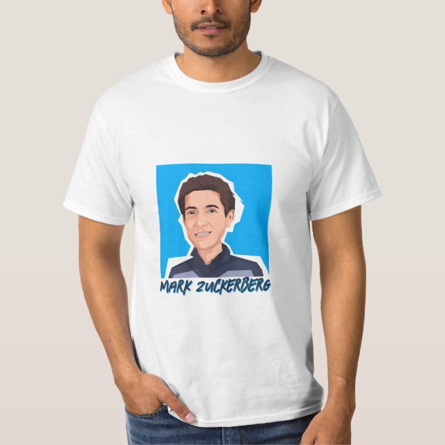 vektor Mark Zuckerberg T-Shirt (Front)