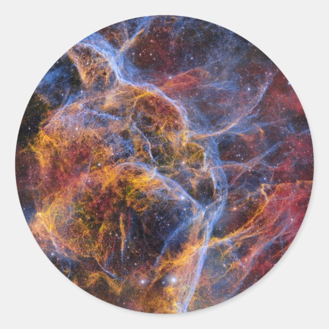 Vela Supernova Remnant Classic Round Sticker (Front)