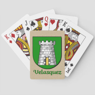 Velasquez Heraldic Shield Playing Cards