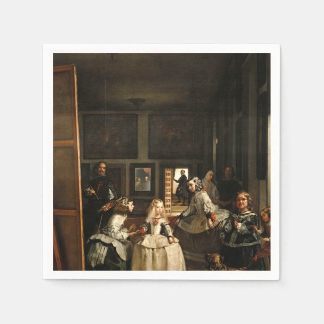 VELAZQUEZ - Las Meninas 1656 Napkin (Front)