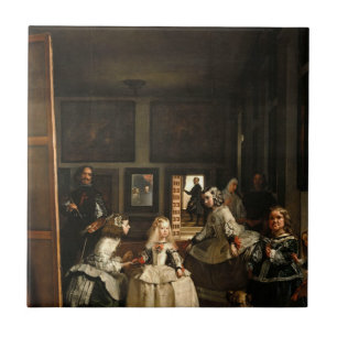 VELAZQUEZ - Las Meninas 1656 Tile
