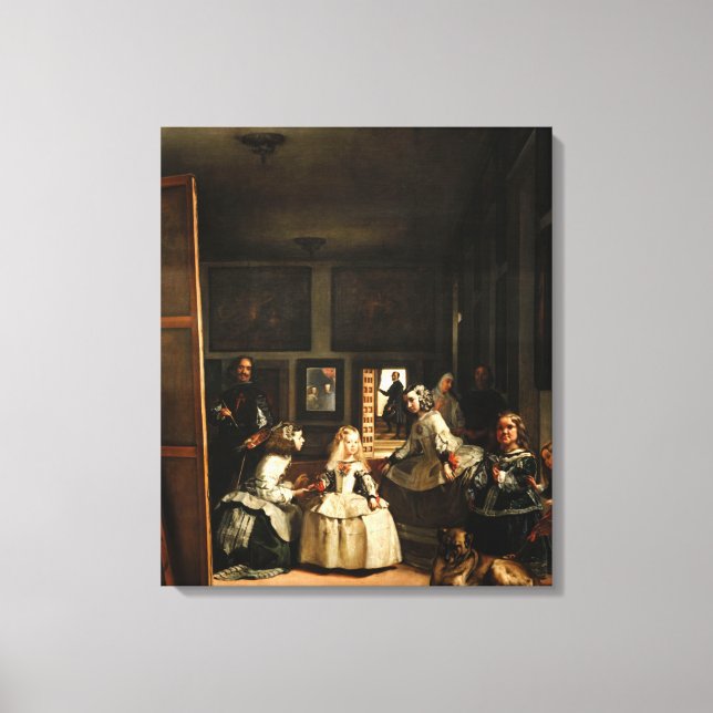Velazquez Las Meninas Canvas Print (Front)