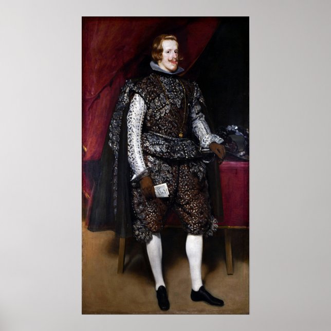 Velázquez - Philip IV Of Spain In Brown And Silver Poster (Front)