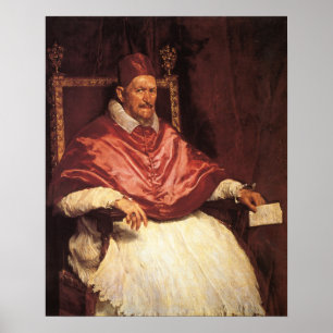 Velázquez - Portrait Of Pope Innocent X 1650 Poster