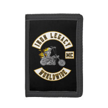 Velcro close ILMC World Wide wallet