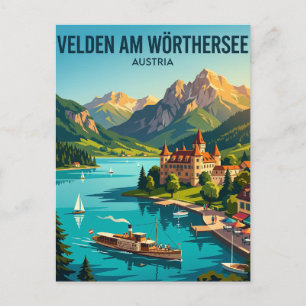 Velden am Wörthersee Austria Postcard