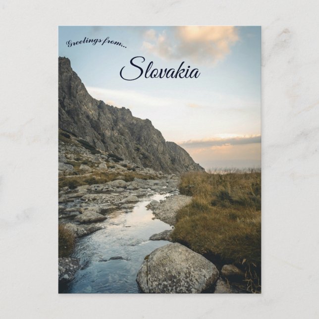 Velicky Creek High Tatras Vysoke Tatry Slovakia Postcard (Front)