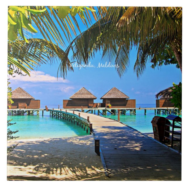 Veligandu, Maldives Tile (Front)