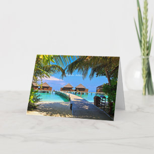Veligandu, Maldives tropical scene Card