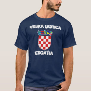 Velika Gorica, Croatia with coat of arms T-Shirt