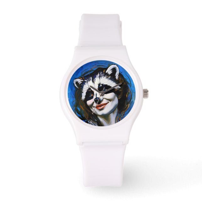 “Velka Teyani”  Whispering Racoon Trickster  Watch (Front)
