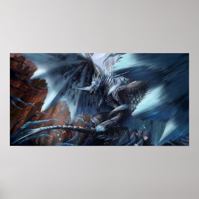Velkhana  Monster Hunter World Iceborne Poster (Front)