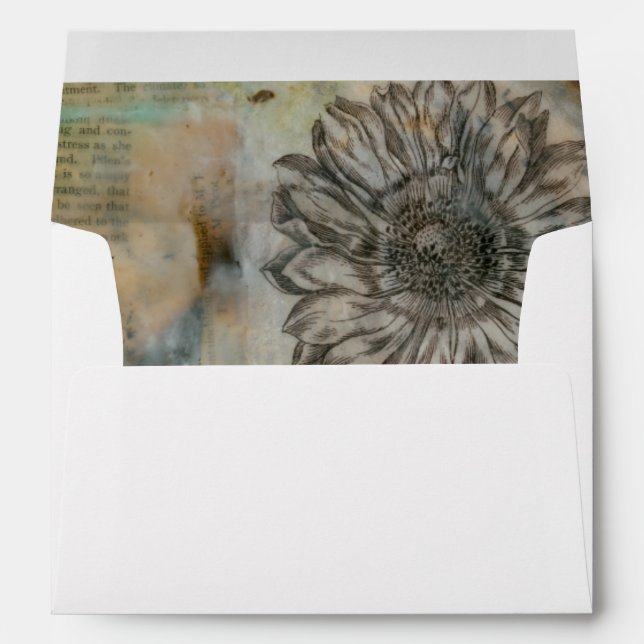 Vellum Floral I Envelope (Back (Bottom))