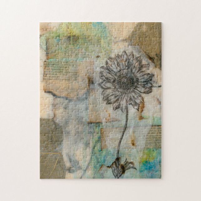 Vellum Floral I Jigsaw Puzzle (Vertical)