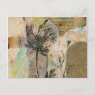 Vellum Floral II Postcard