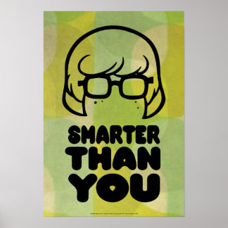 Velma "Smarter Than You" Graphic Poster