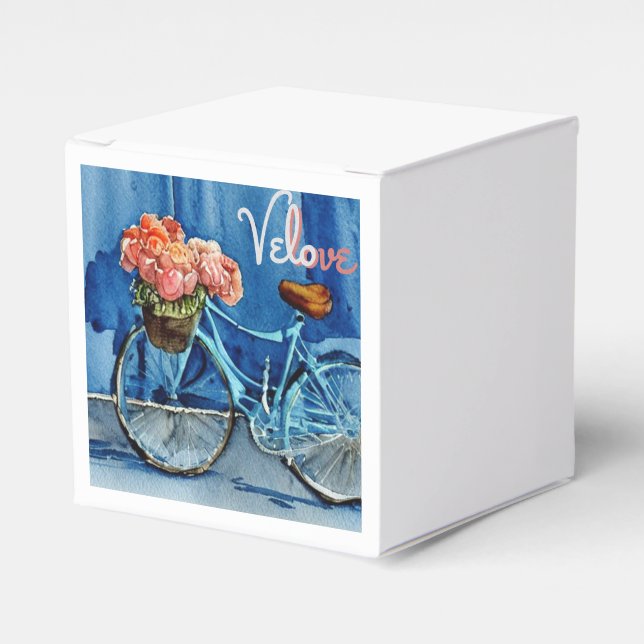 Velo Love Cycling Favour Box (Front Side)