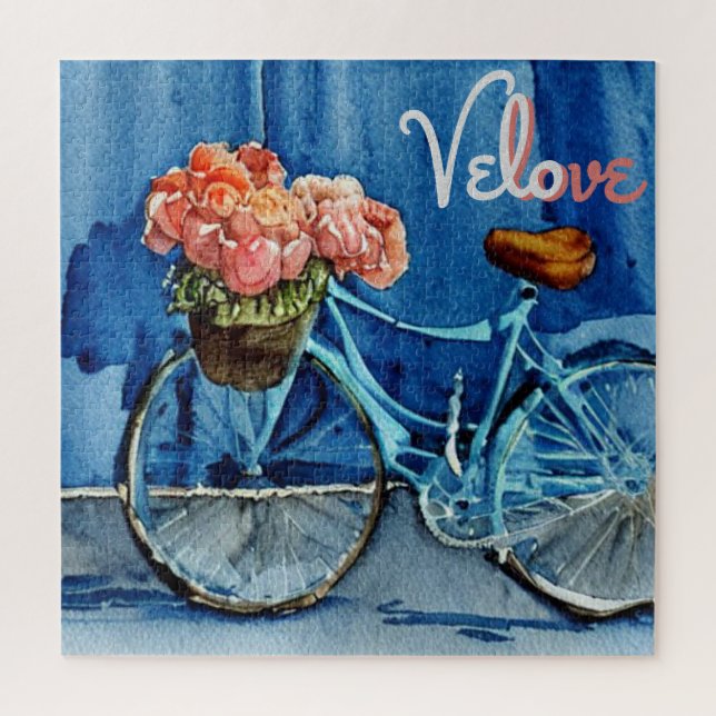 Velo Love Cycling Jigsaw Puzzle (Vertical)