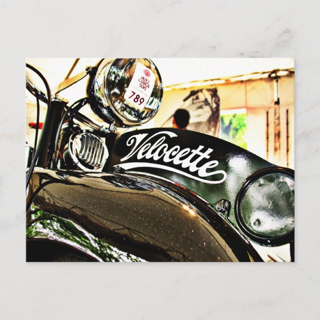 Velocette M Series vintage motorcycle Postcard (Front)
