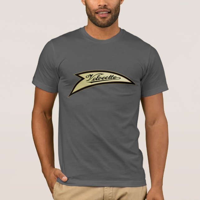 VELOCETTE VINTAGE MOTORCYCLE. T-Shirt (Front)