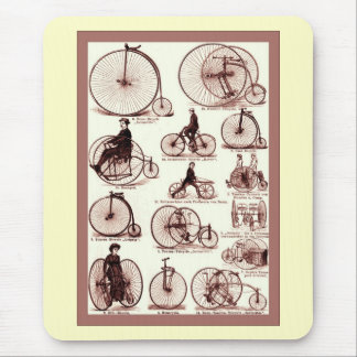 Velocipedes ~ Vintage Advertising Poster Mouse Pad