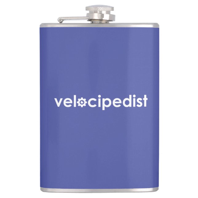 Velocipedist Hip Flask (Front)