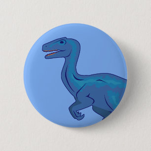 Velociraptor 6 Cm Round Badge