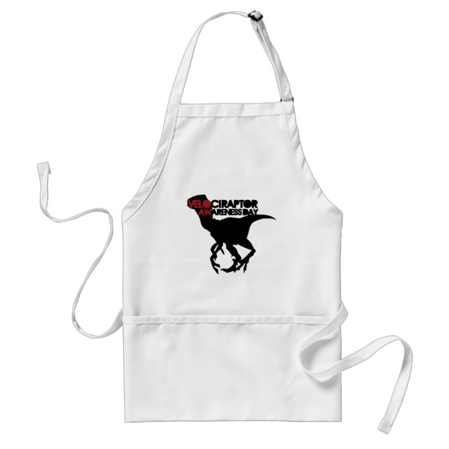 Velociraptor Awareness Day Standard Apron (Front)