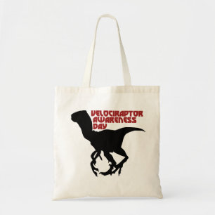 Velociraptor Awareness Day Tote Bag