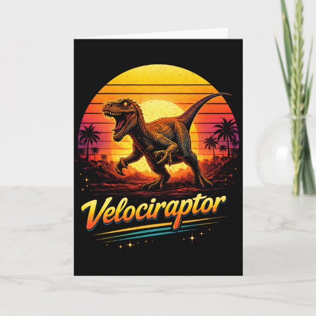 Velociraptor Card (Front)