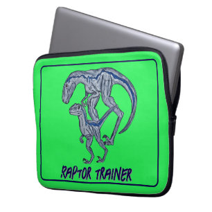 Velociraptor Dinosaur Raptor Trainer Laptop Sleeve