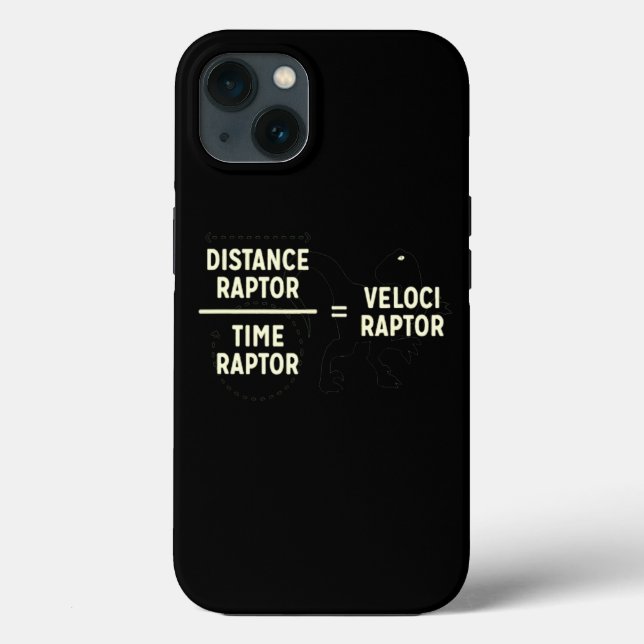Velociraptor Distanceraptor Timeraptor Dinosaur Ma Case-Mate iPhone Case (Back)