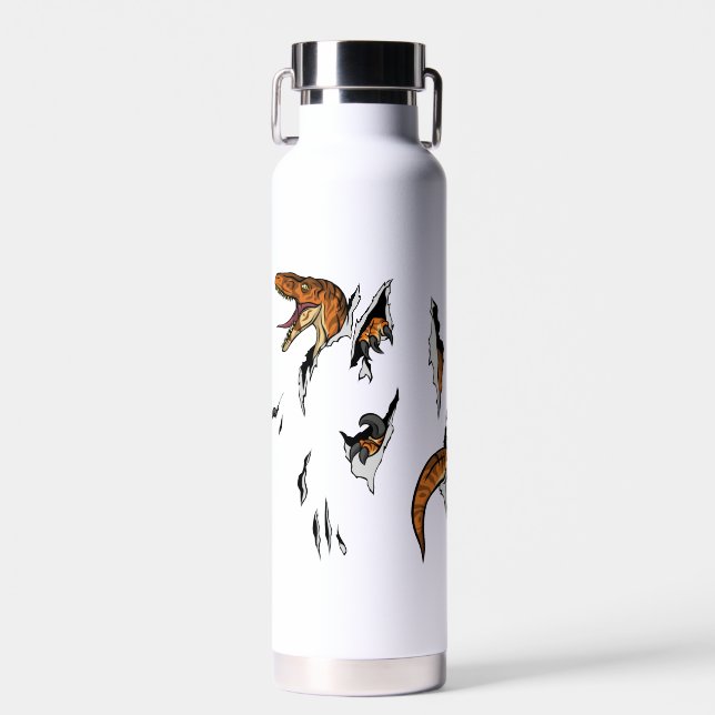 Velociraptor Escape Water Bottle (Front)
