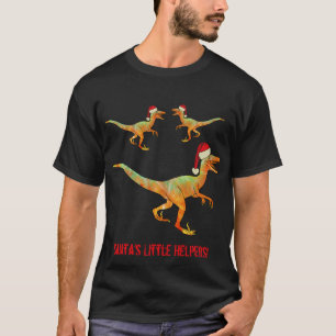 Velociraptor Funny Festive Raptor Dinosaur Slogan  T-Shirt