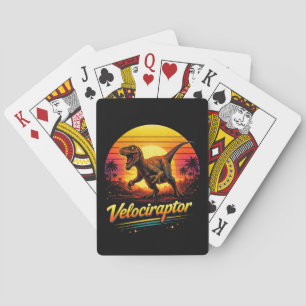 Velociraptor Playing Cards