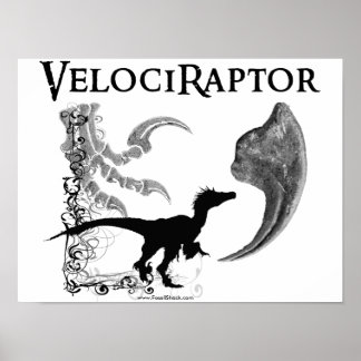 Velociraptor Poster