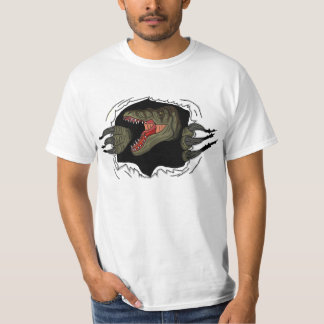 Velociraptor Ripping Through Shirt