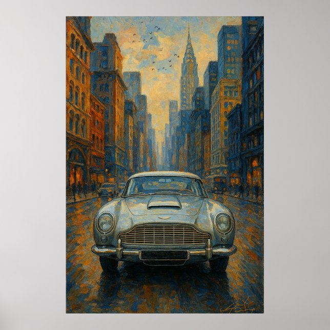 Velocity Reverie Car Poster (Front)