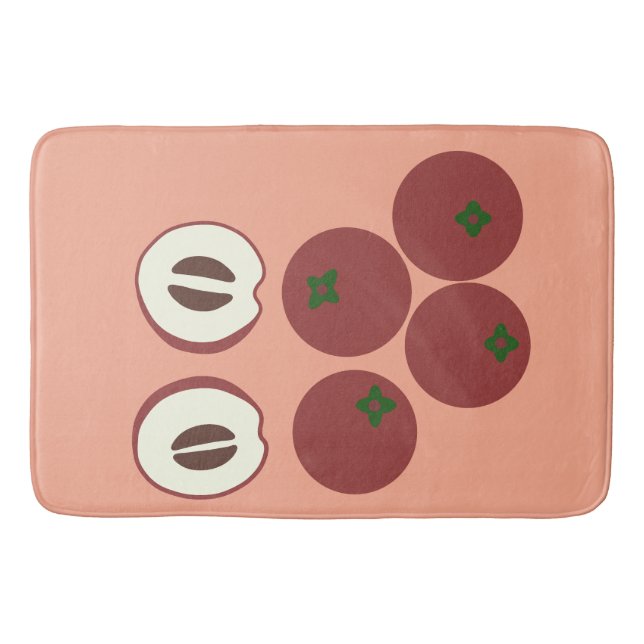 Velvet Apple Bath Mat (Front)
