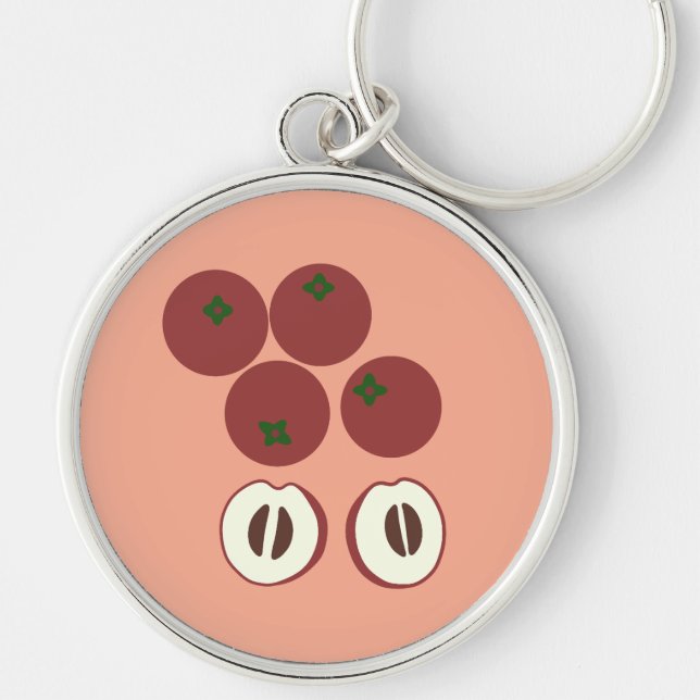 Velvet Apple Keychain (Front)