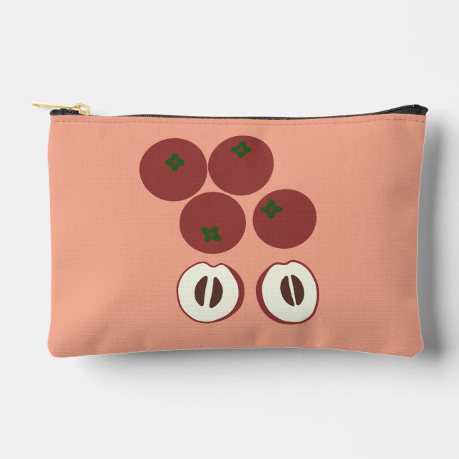 Velvet Apple Small Pouch Bag  (Front)