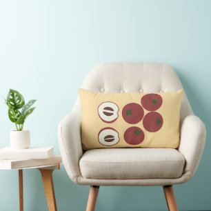 Velvet Apple Throw Pillow