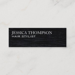 Velvet Black Executive Mini Business Card