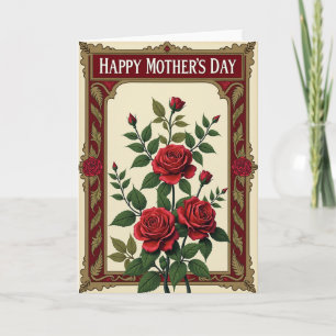 Velvet Blossom Mothers Day Card