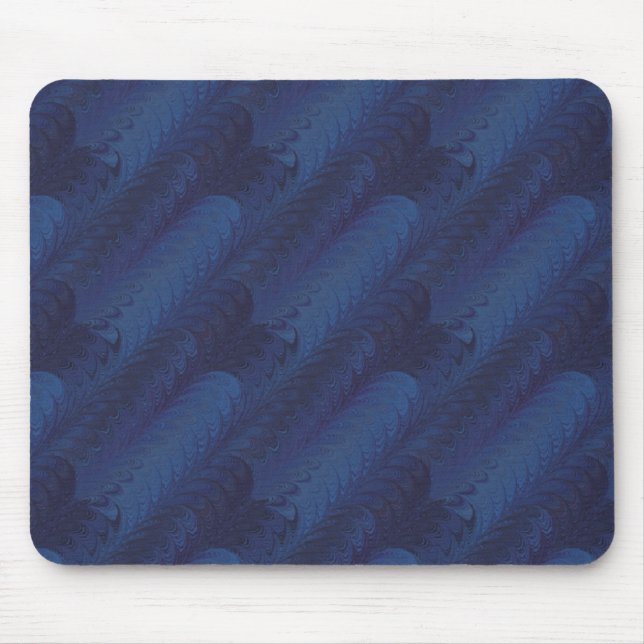 VELVET BLUE TEXTURE MOUSE PAD (Front)